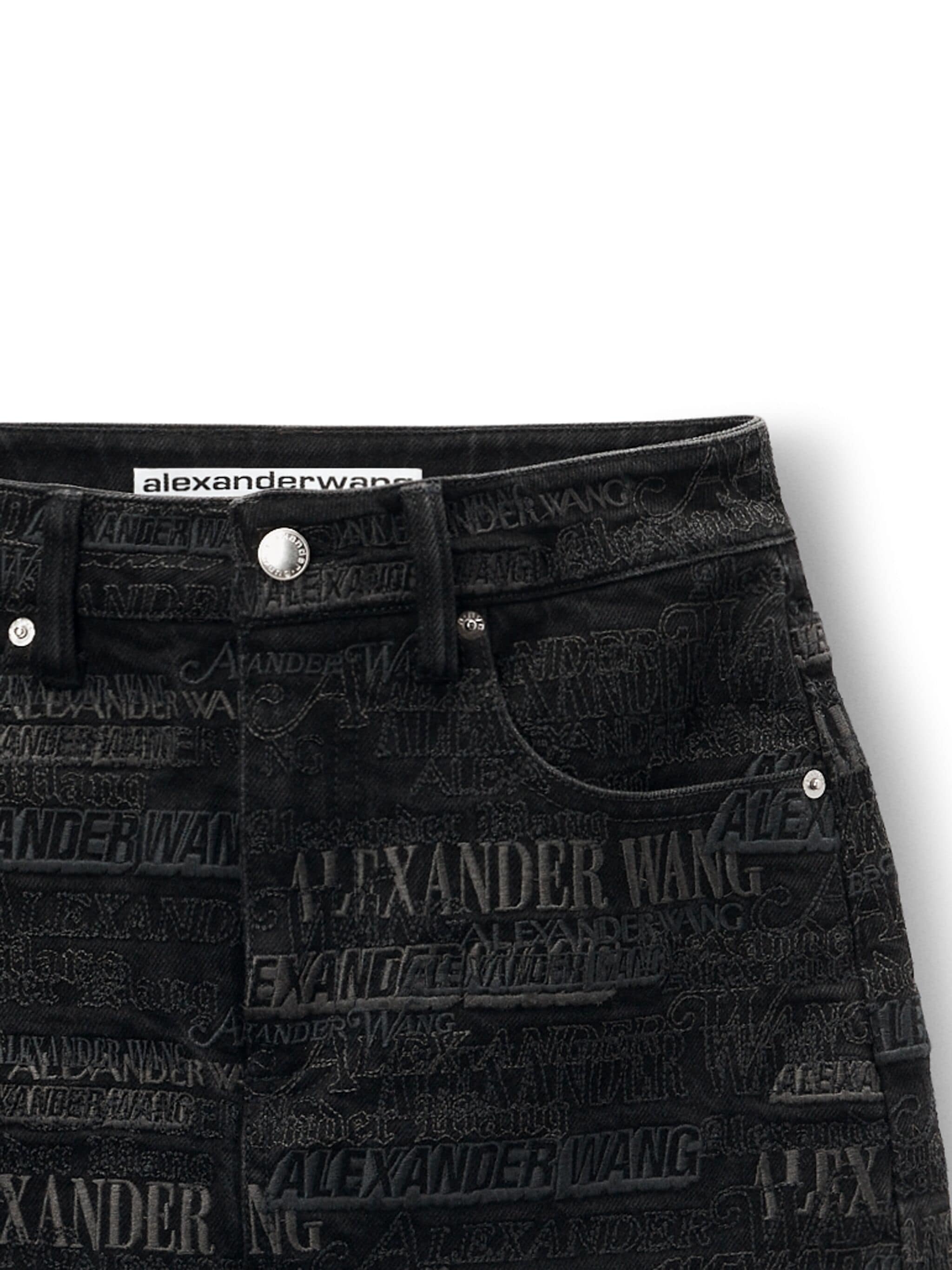 ALEXANDER WANG Women All Over Embroidery Mini Skort - 5