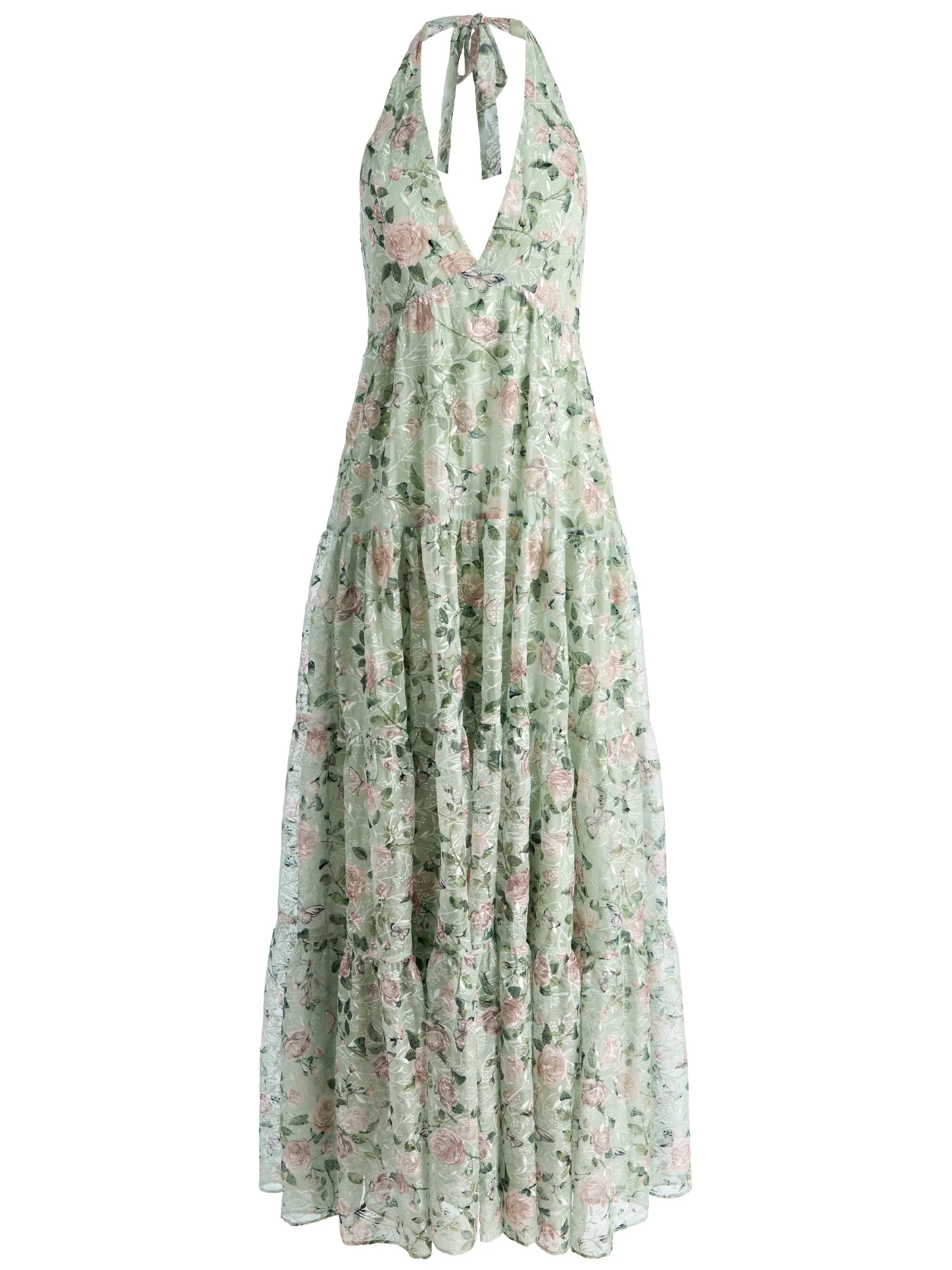 MAURA TIERED MAXI DRESS - 1