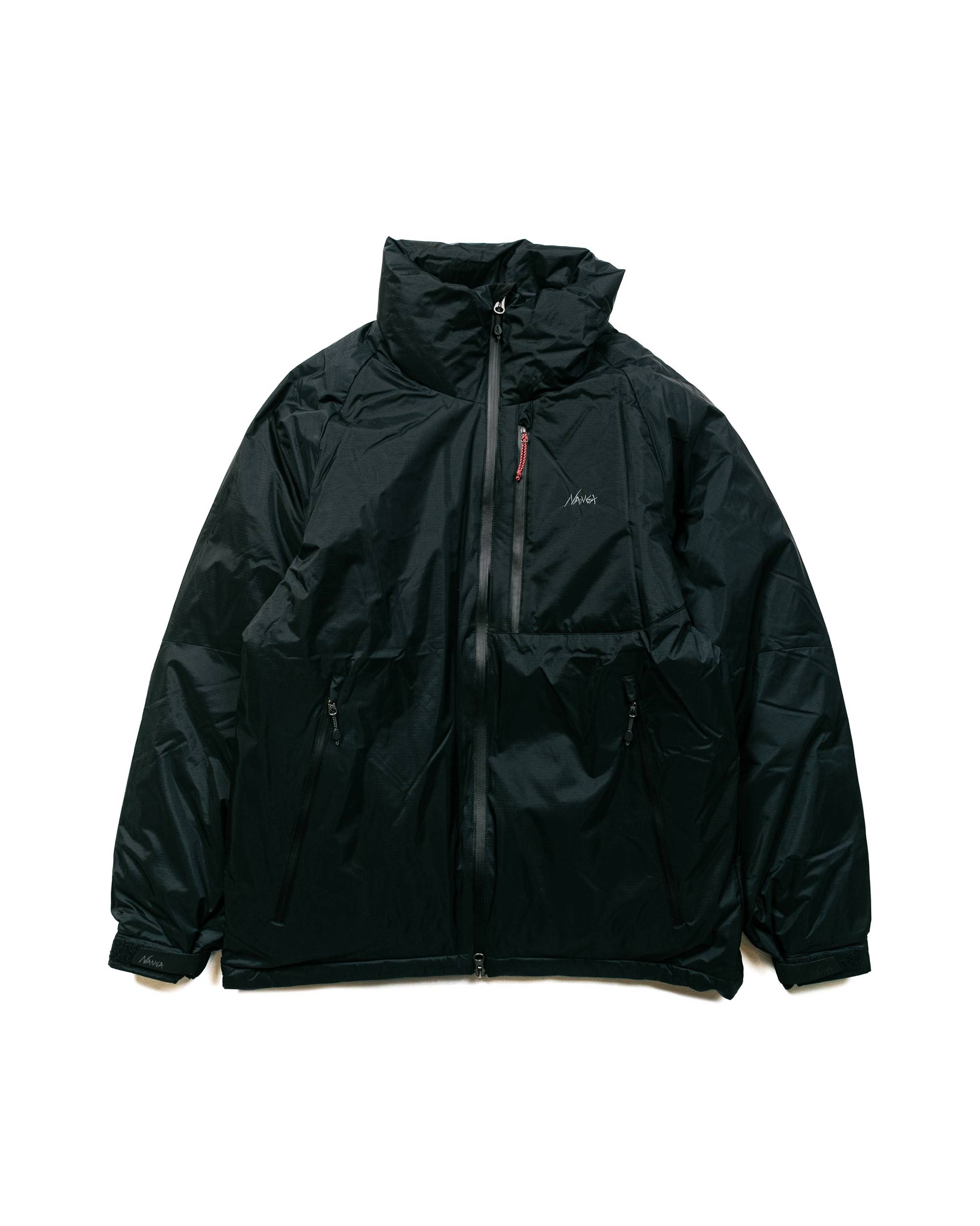 Aurora Stand Collar Down Jacket Black - 1