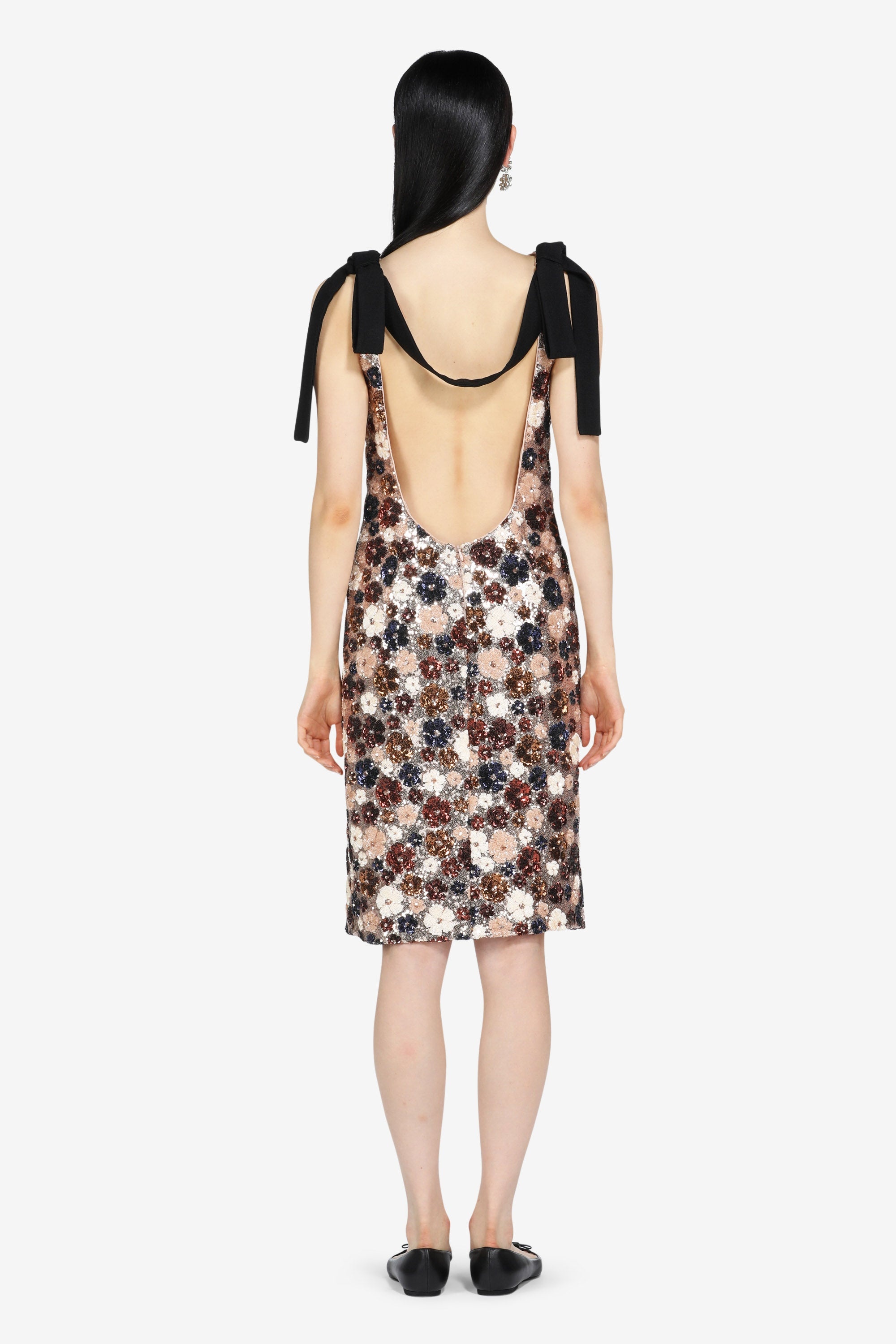 SEQUIN-EMBELLISHED MIDI DRESS - 2