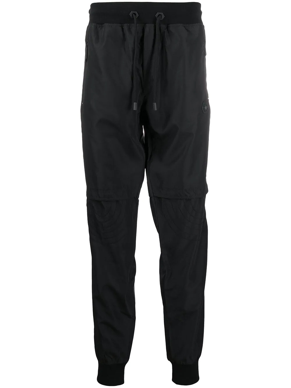 logo-patch technical track pants - 1