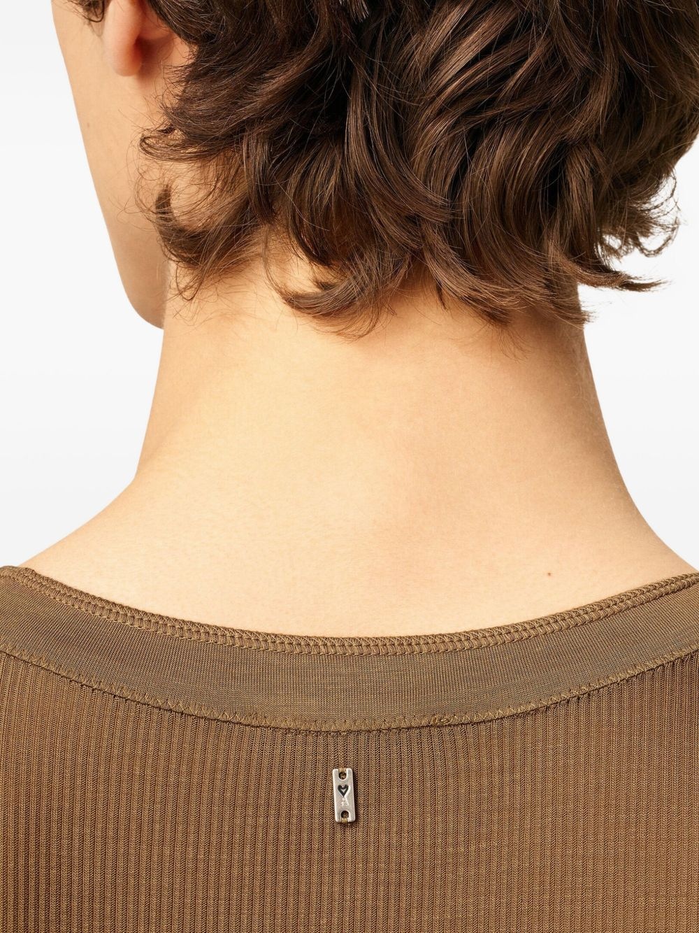 ribbed henley vest - 6