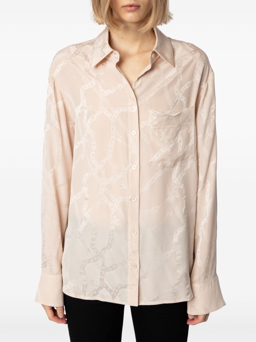 Morning silk shirt - 4