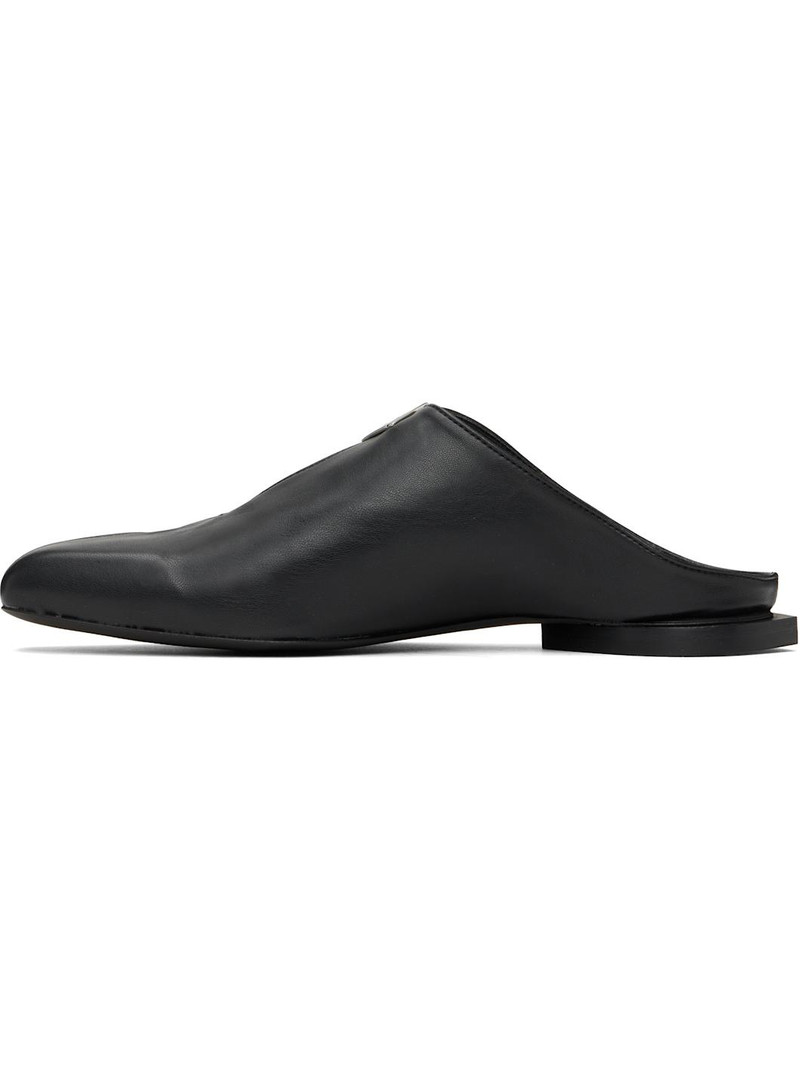 Black Jamal Slit Slippers 3