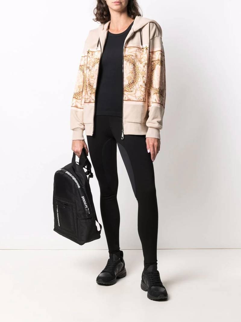 PHILIPP PLEIN two-tone high-waisted leggings outlook