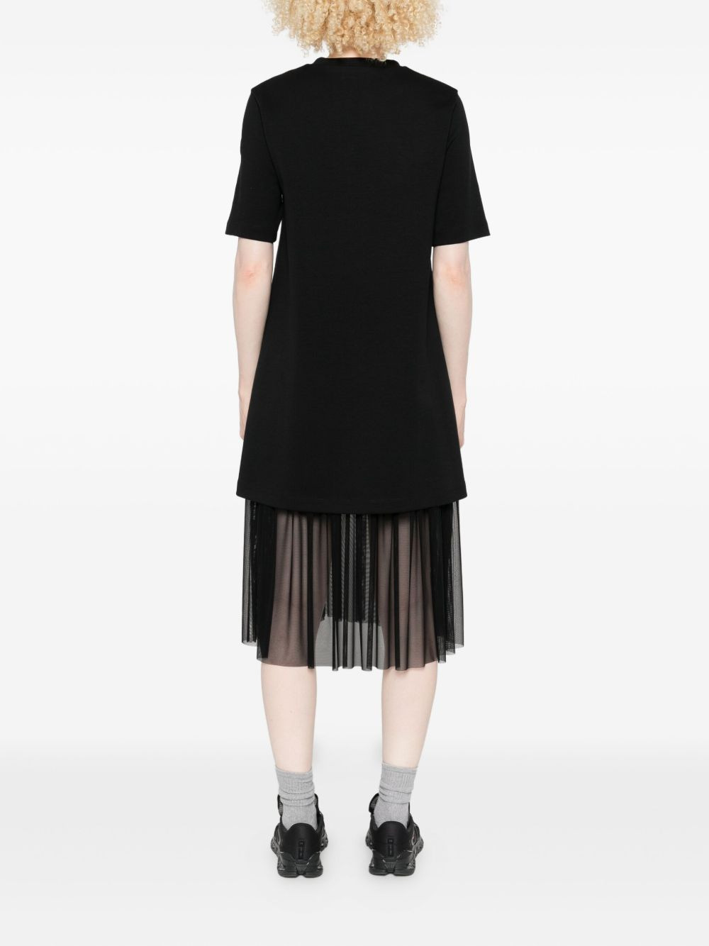 layered midi dress - 4