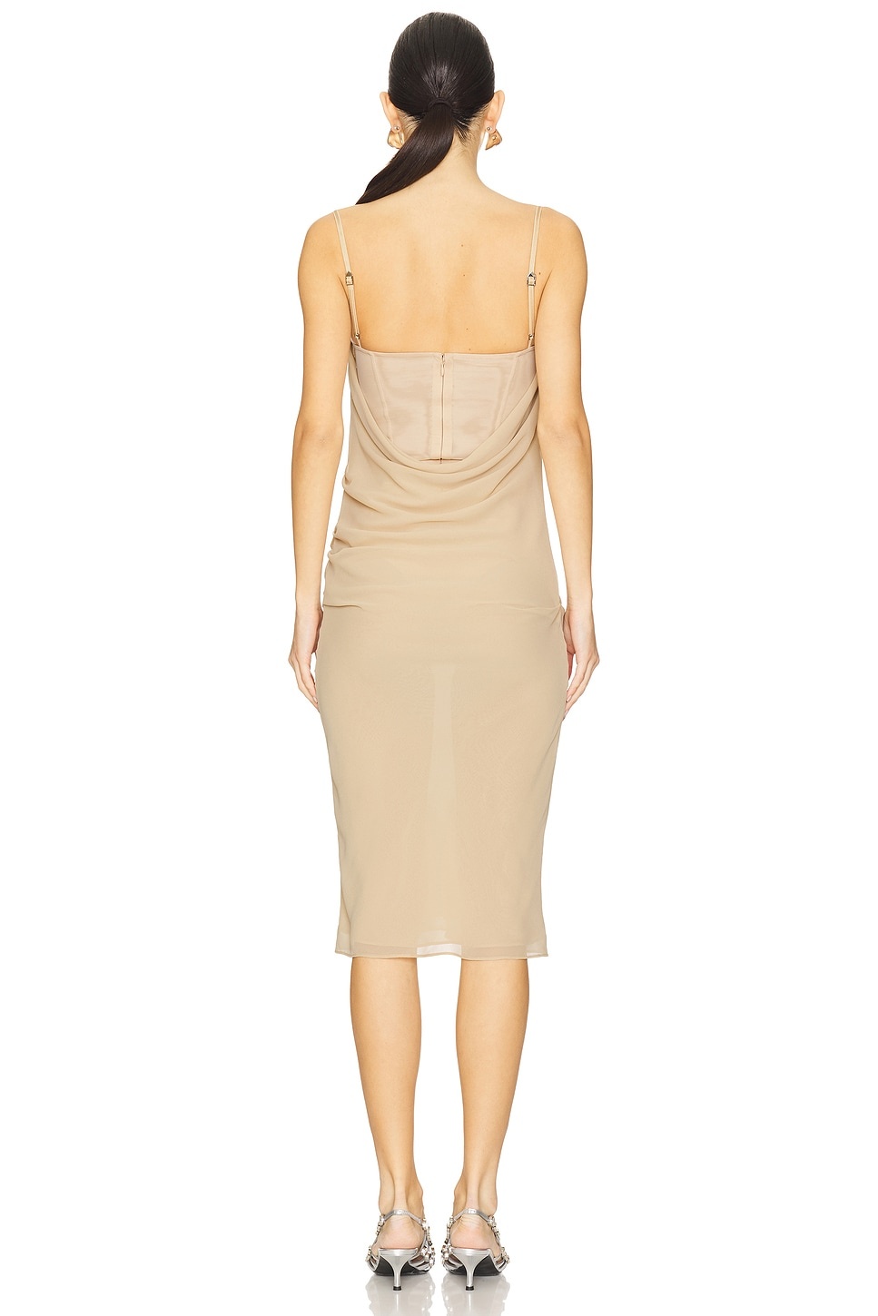 Sleeveless Midi Dress - 3