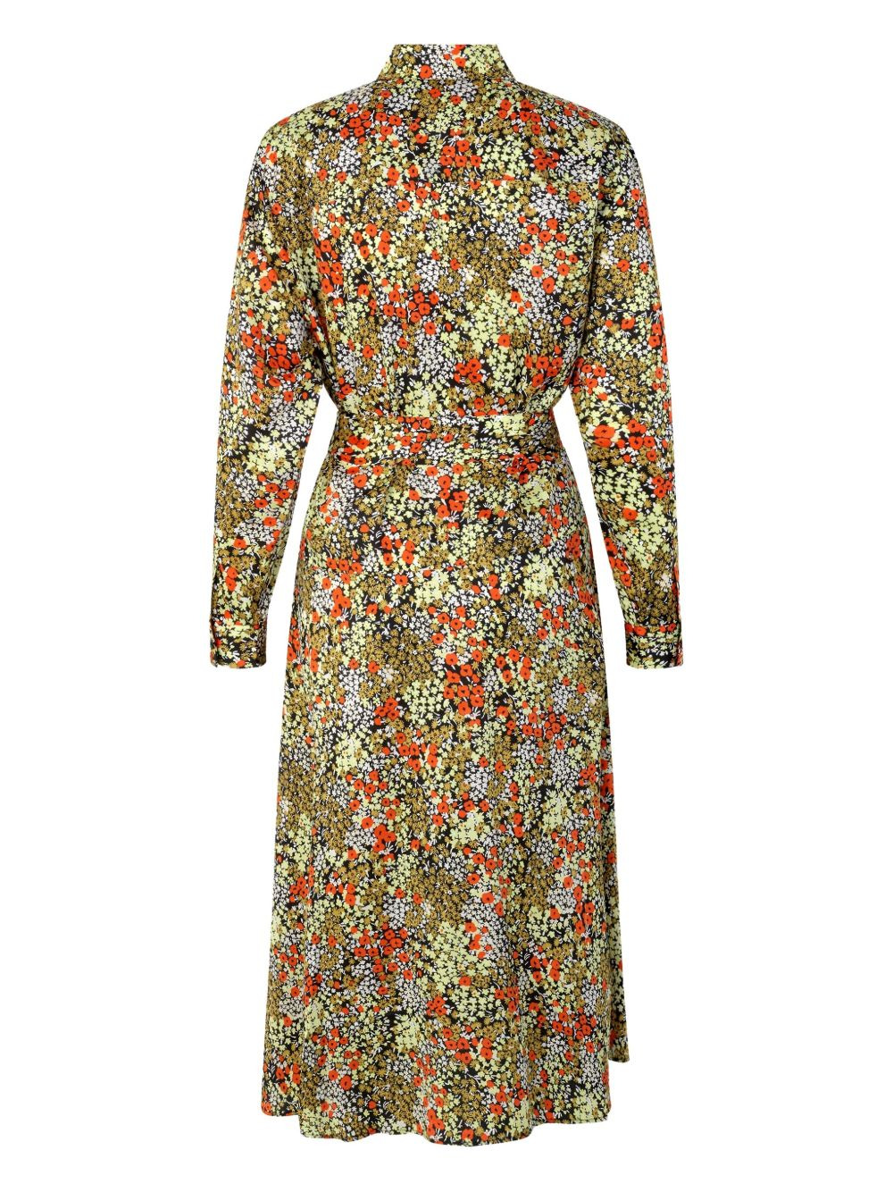 Asta floral-print shirt dress - 5