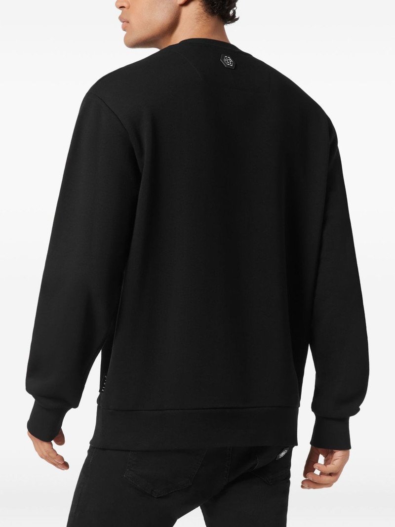 raccoon-embellished cotton sweatshirt 3