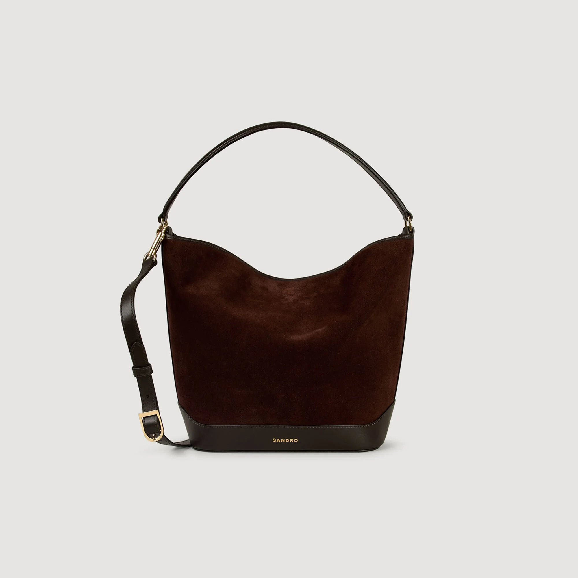 SUEDE AND LEATHER BAG TANGOSO - 1