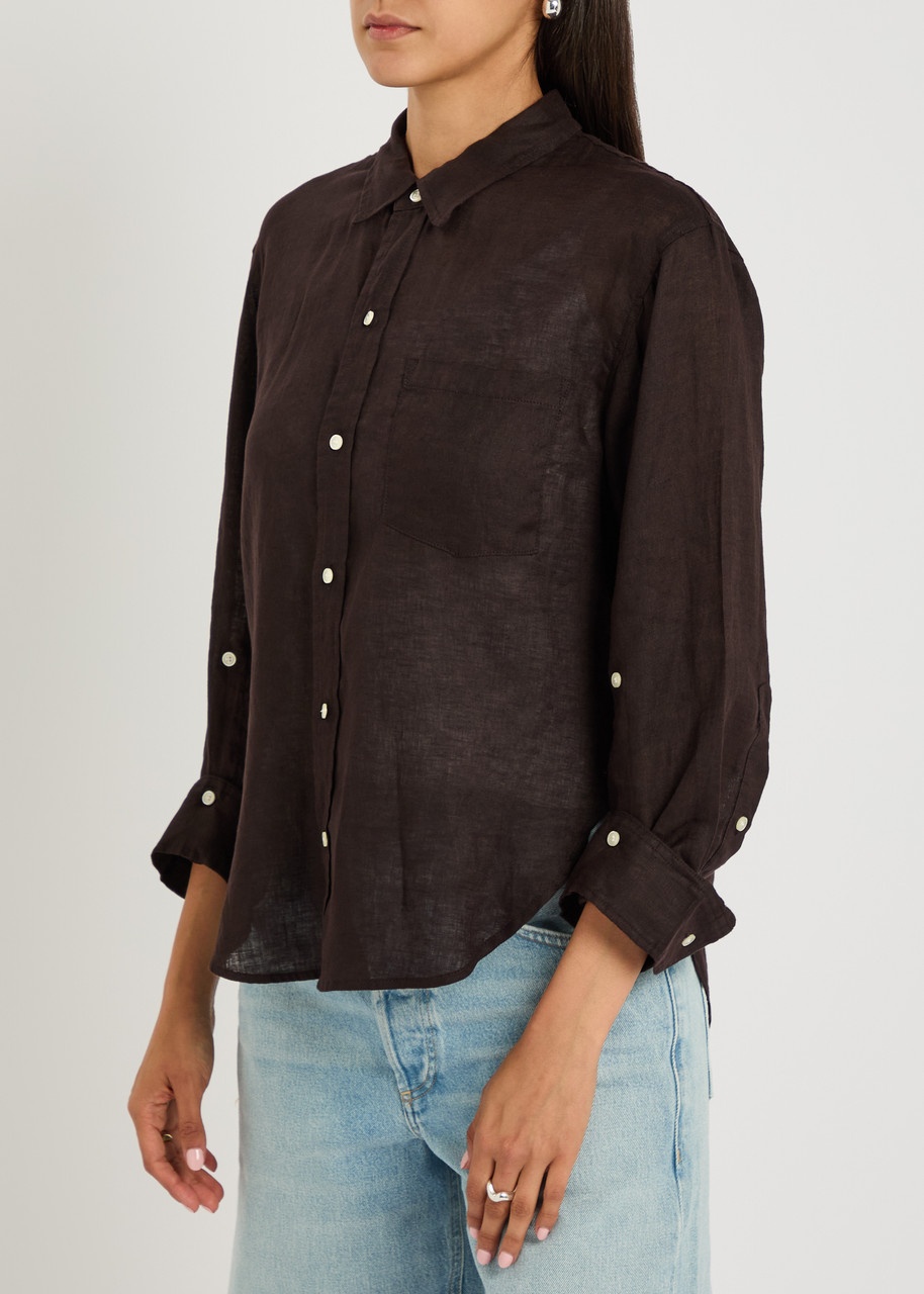 Citizens OF Humanity Kayla Shrunken Linen Shirt - 2