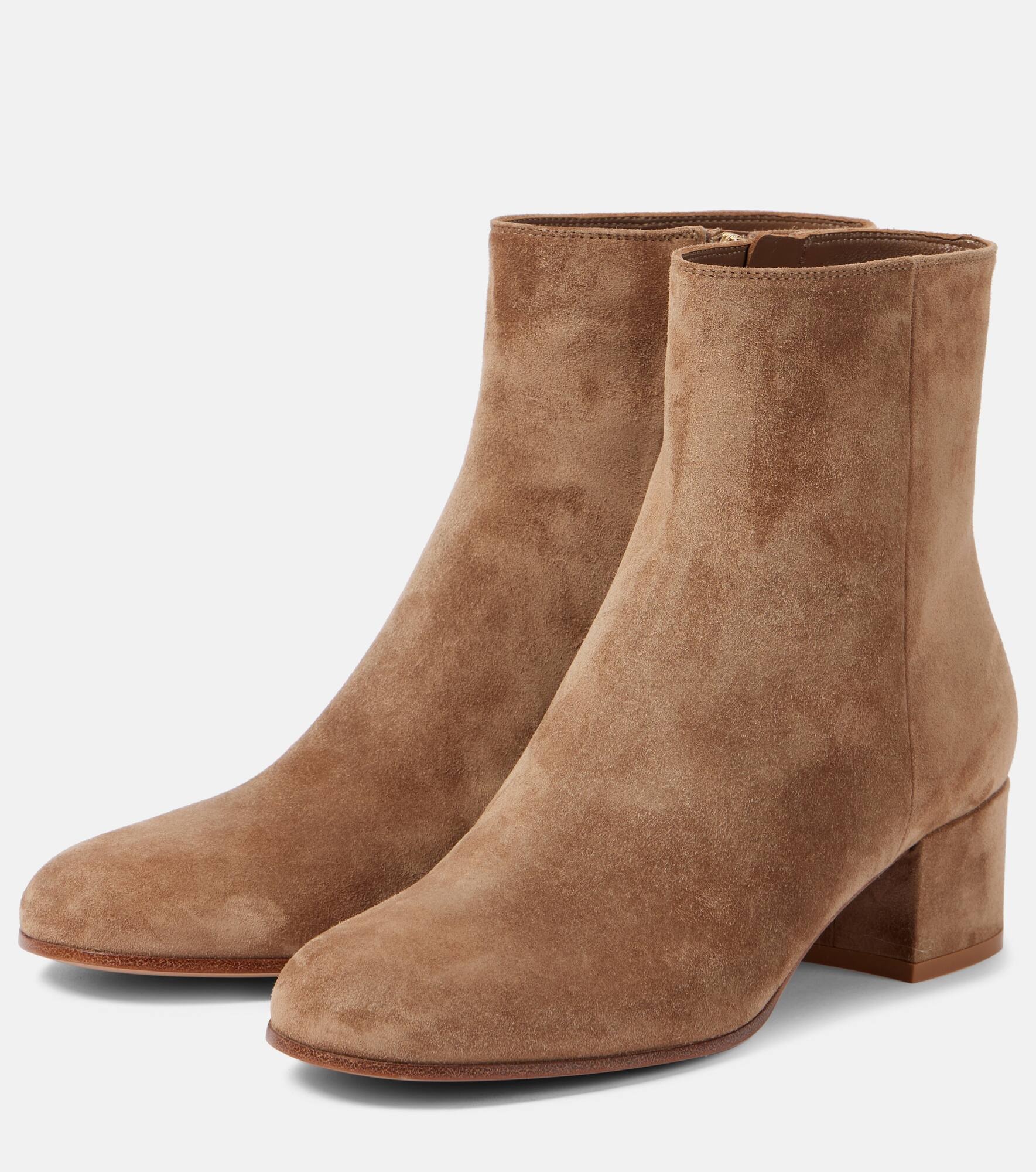 45 suede ankle boots - 5