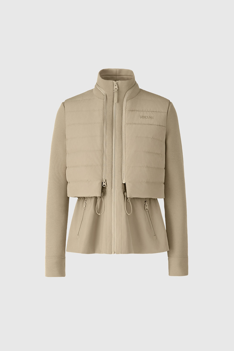 MACKAGE PRISCILLA 3-in-1 Hybrid Lightweight Down Jacket outlook