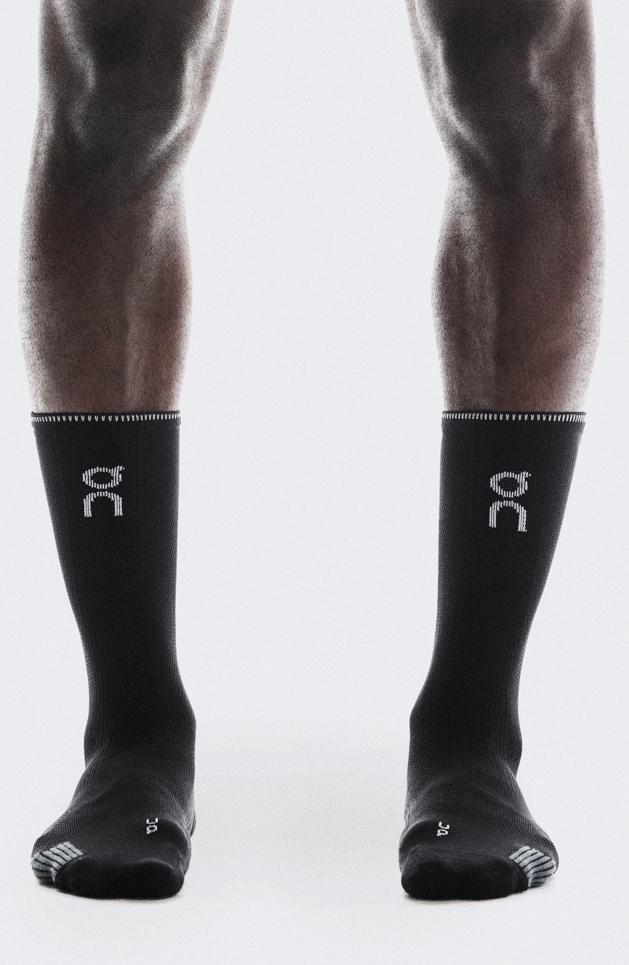 On Performance Run High Socks in Black/Eclipse at Nordstrom - 5