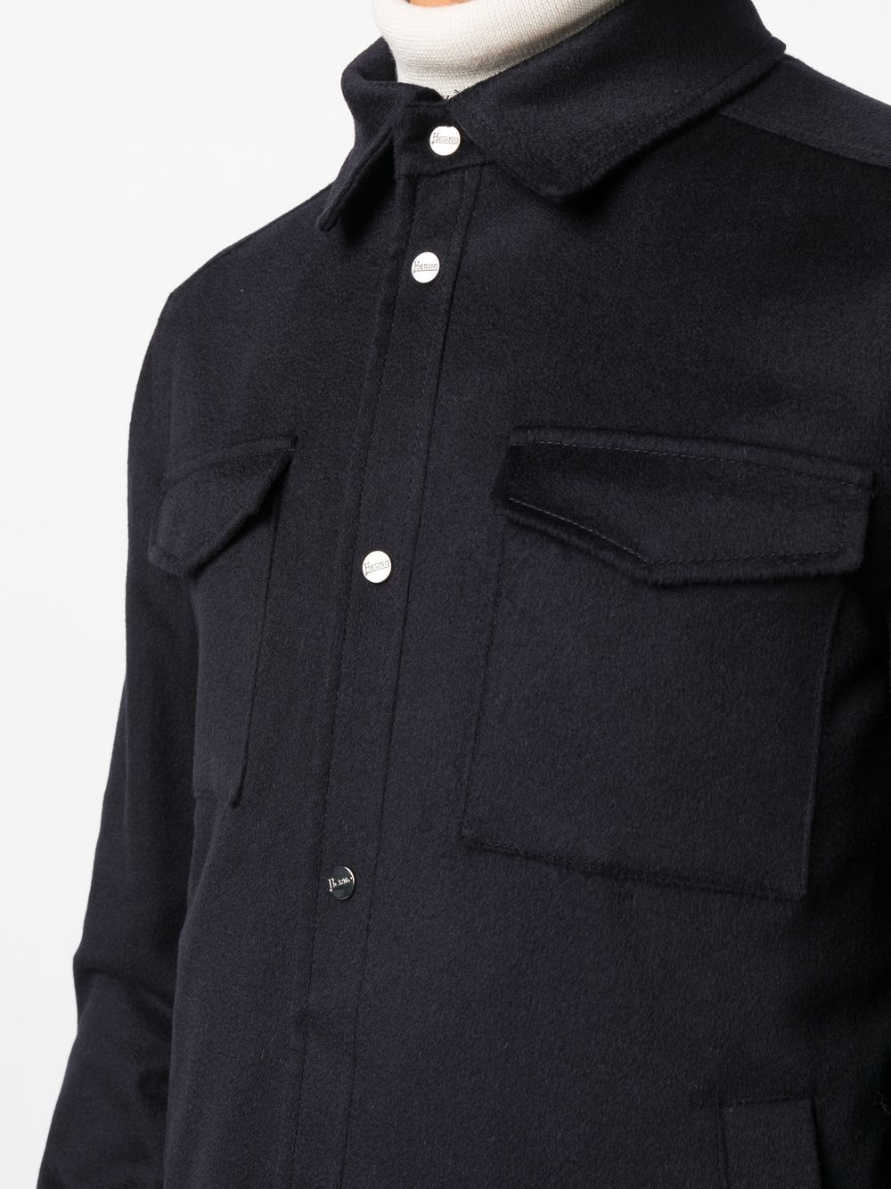 Herno Virgin-wool Shirt Jacket - 3