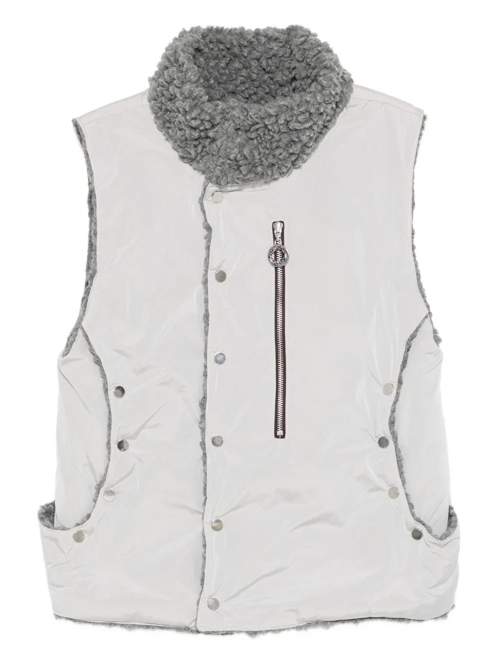 fleece-trims gilet - 1