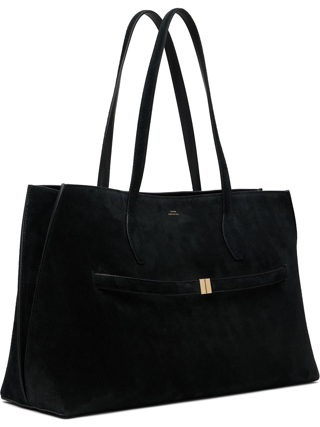 Black Suede Lounge Tote - 2