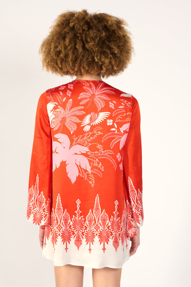 Mini Dress Gia - Coral Canopy 5