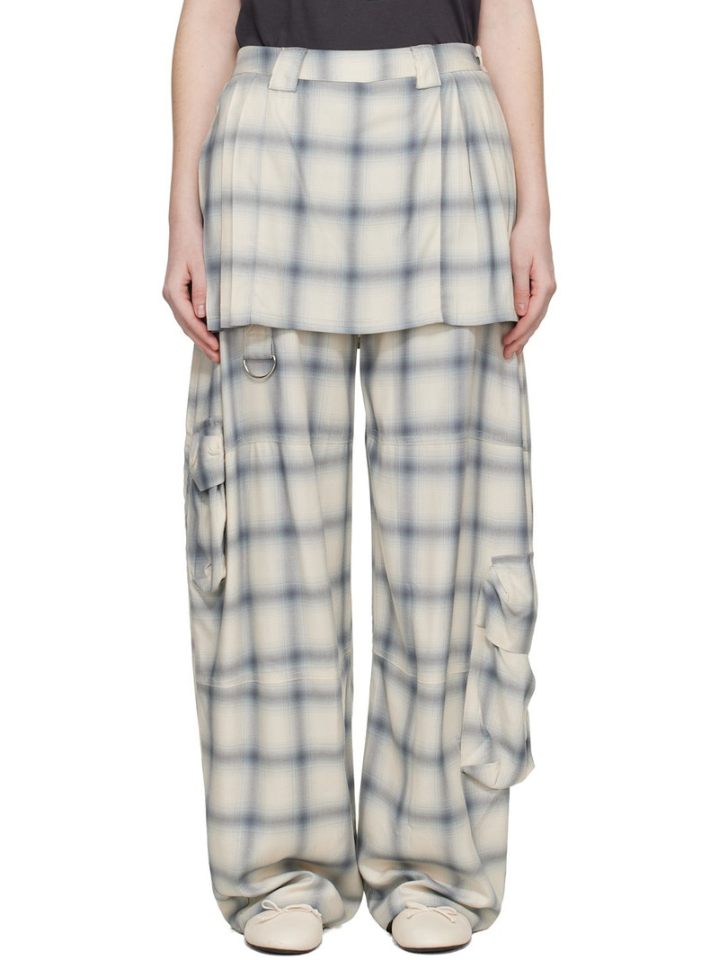 Off White Lawn Skirt Cargo Pants 1