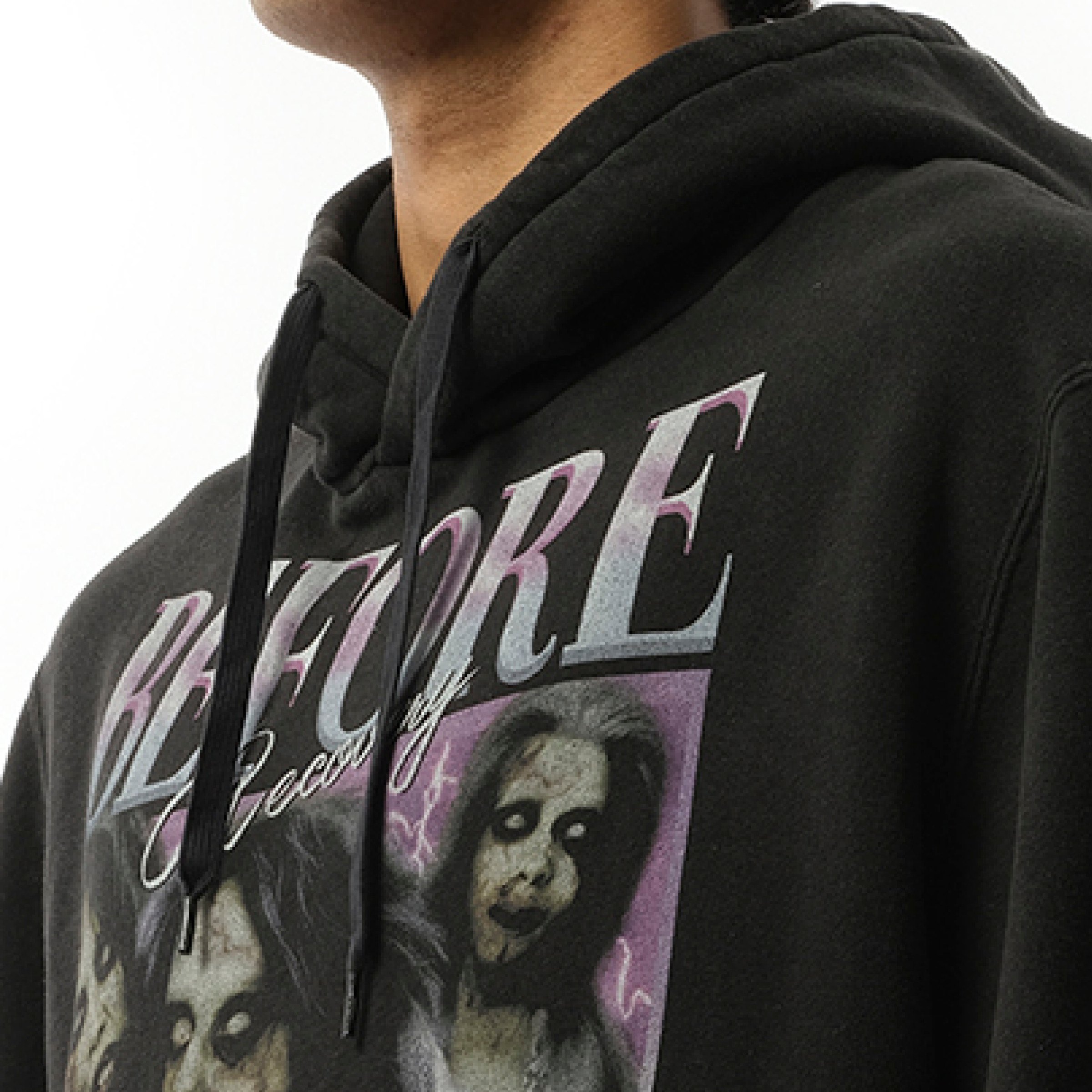 Before After Idol Hoodie in Black - 3