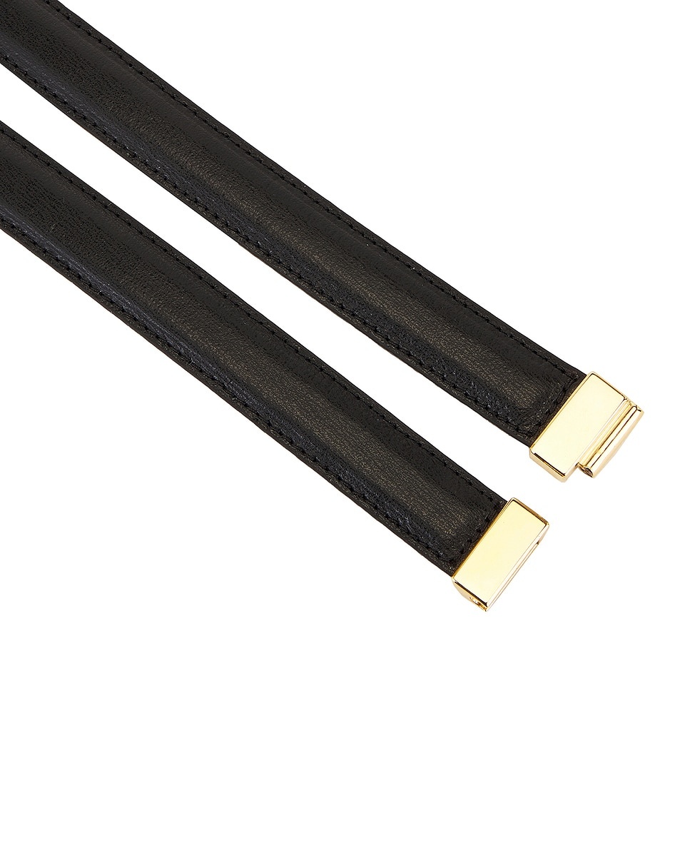 Slide Clasp Leather Belt - 3