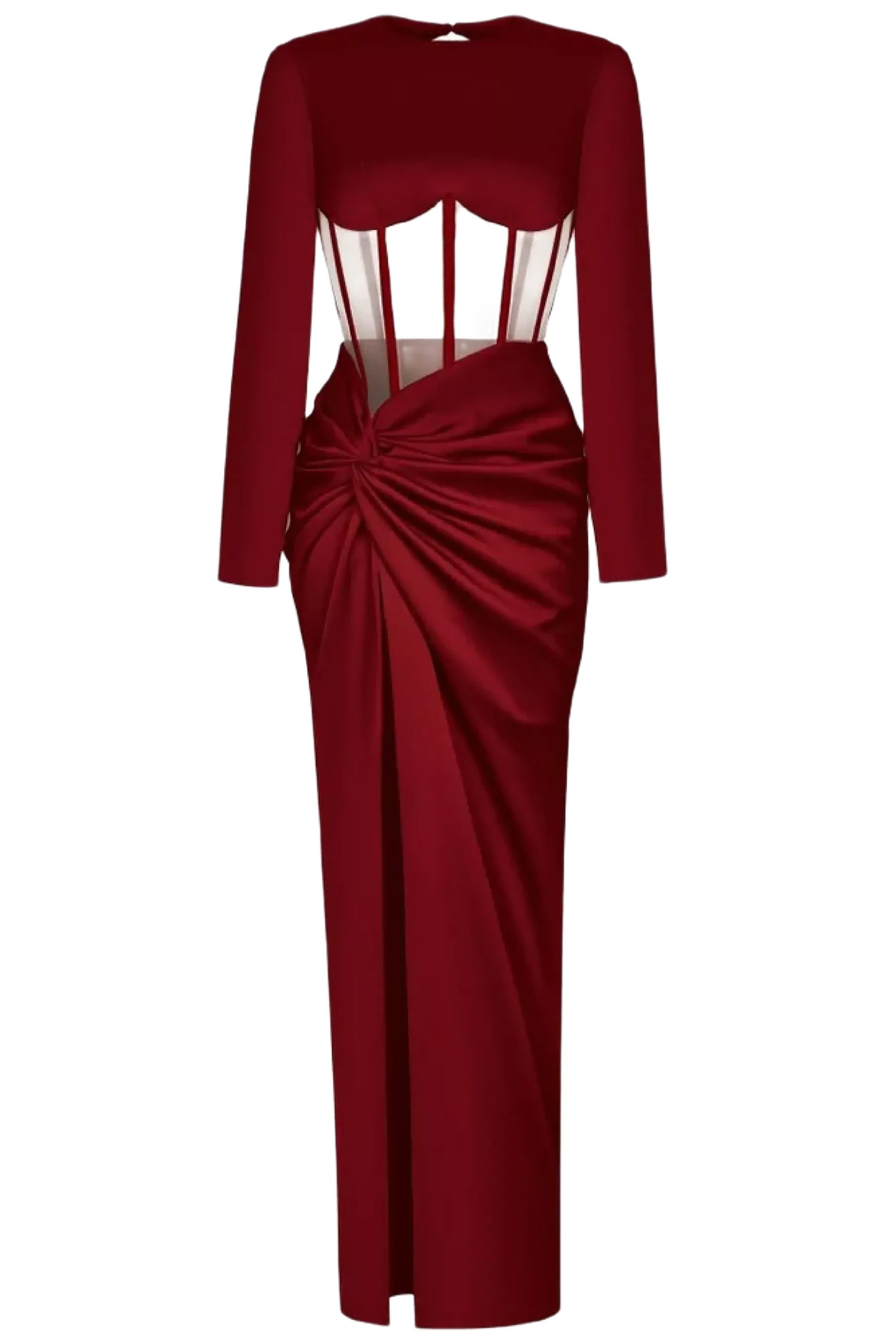 DRAPED CORSET GOWN - 3