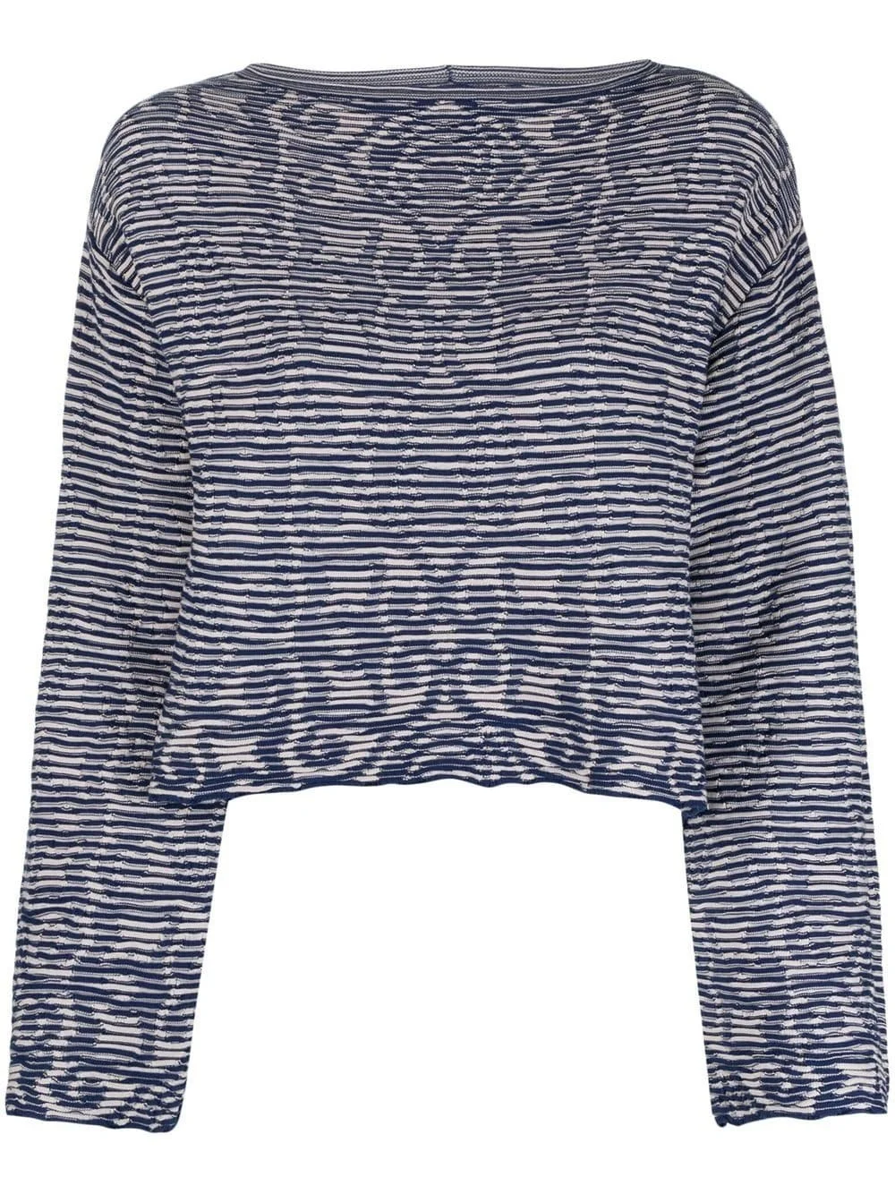 patterned intarsia knit jumper - 1