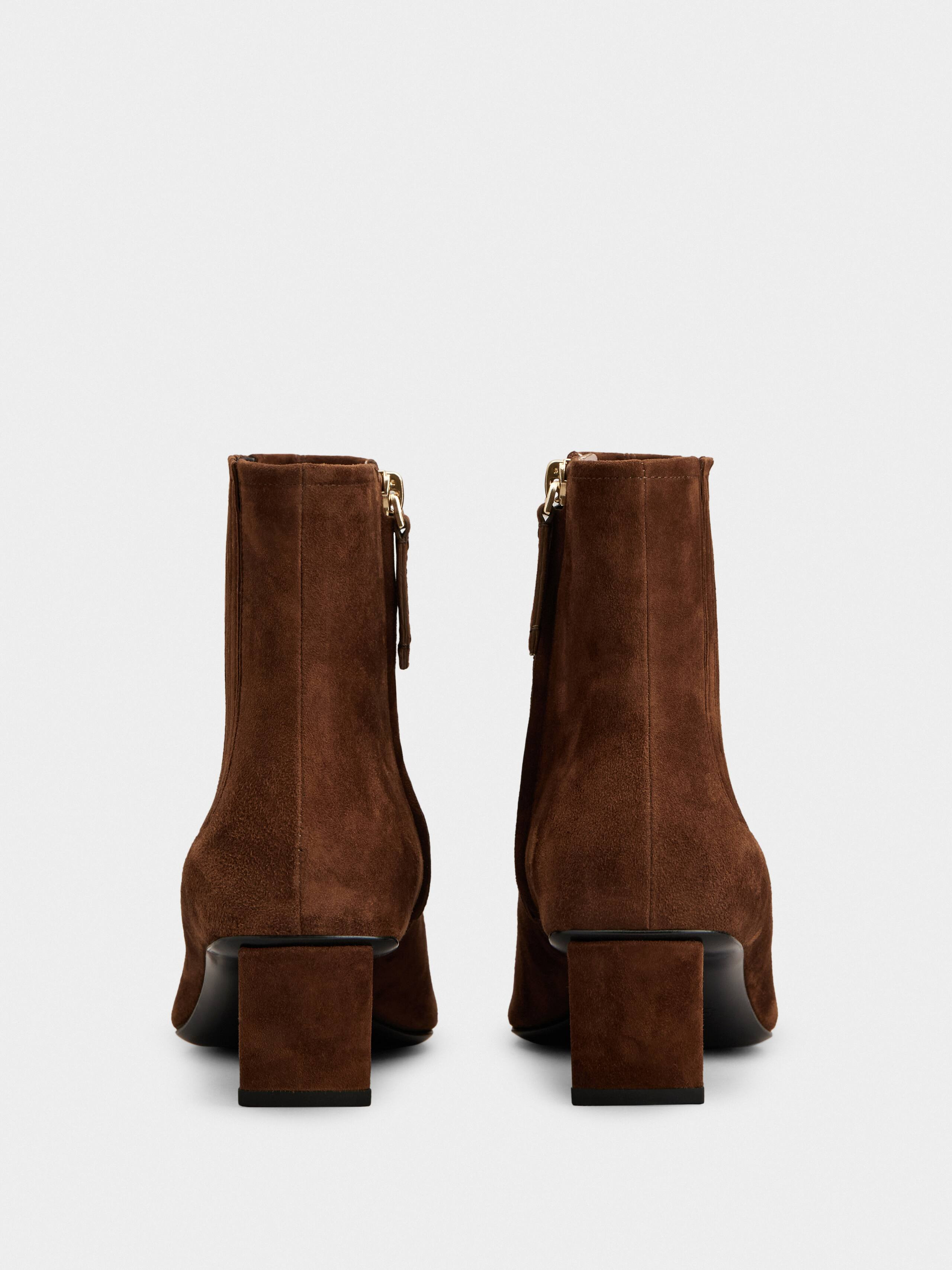 Belle Vivier Chelsea Booties in suede - 5