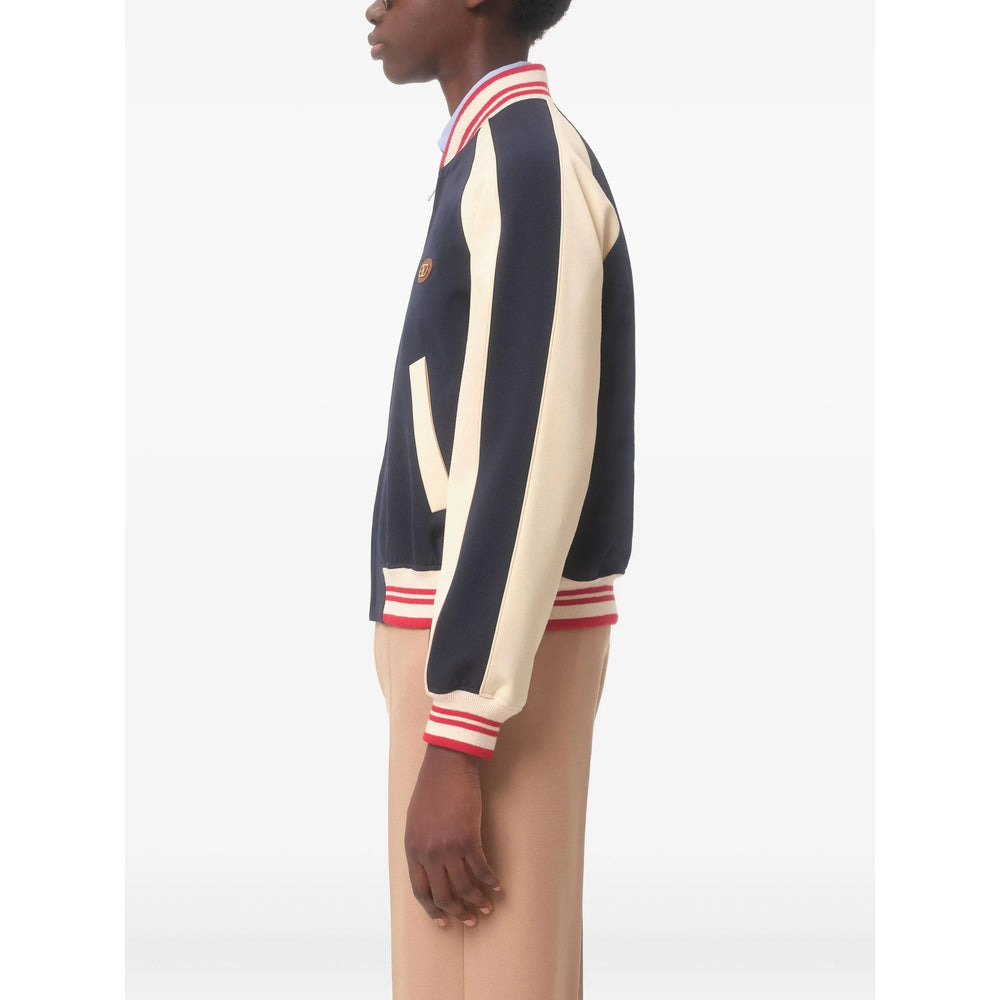 Valentino Blue Jackets - Bomber Jackets Men - 4