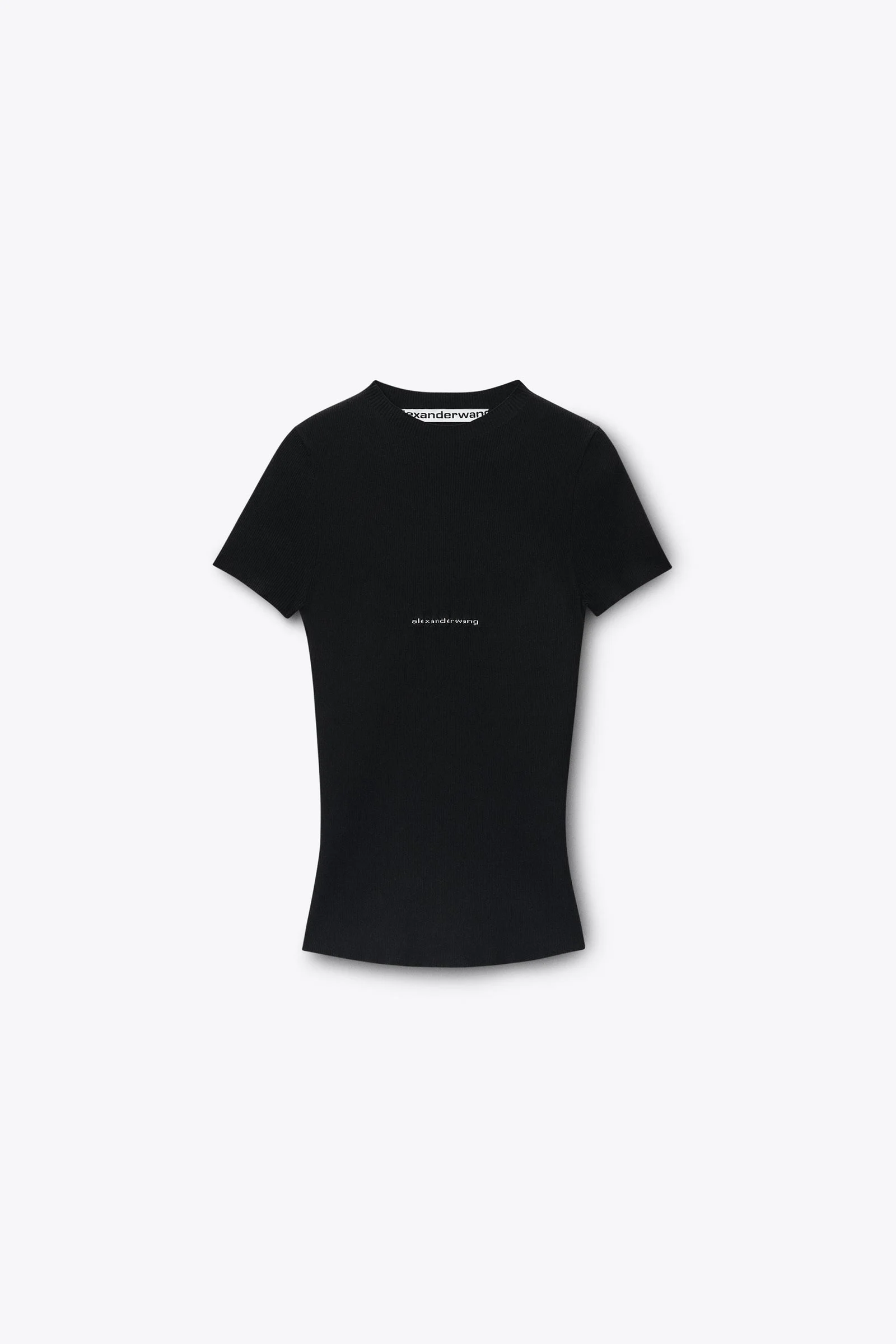knit logo baby tee - 1