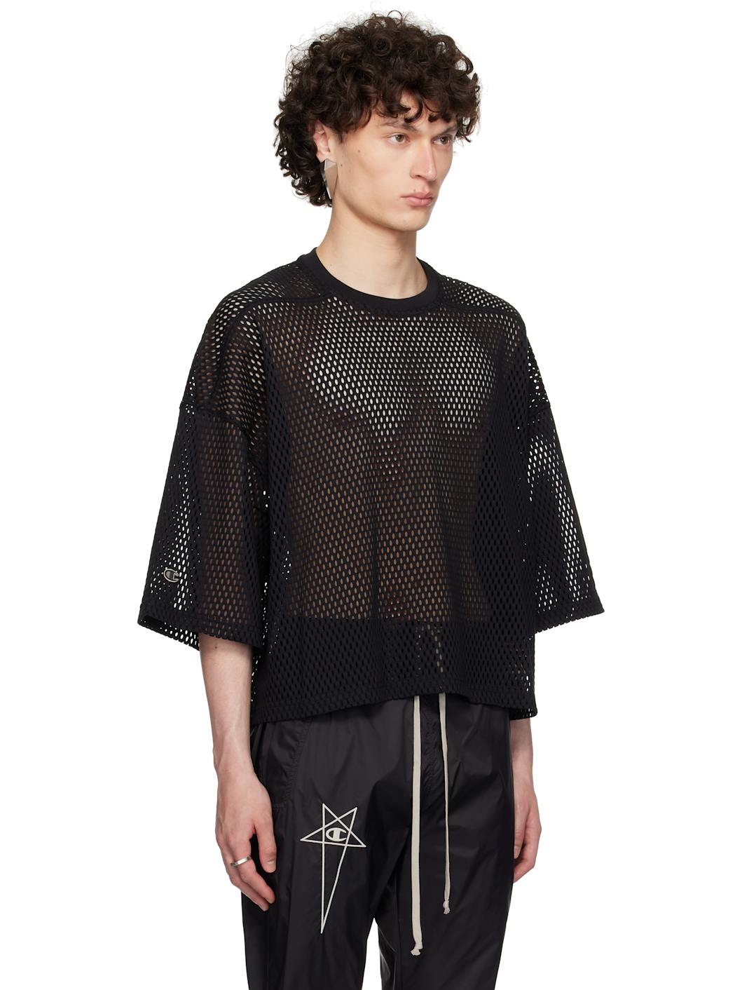 Black Champion Edition Tommy Cropped T-shirt - 2