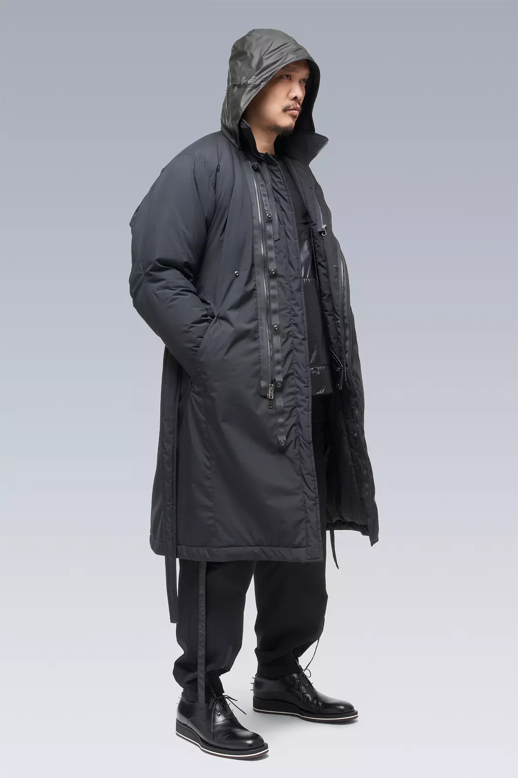 J99-WS 2L Gore-Tex Infinium™ Windstopper® Climashield® Coat Black - 3