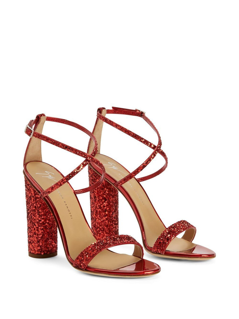 Giuseppe Zanotti Tara glitter sandals outlook
