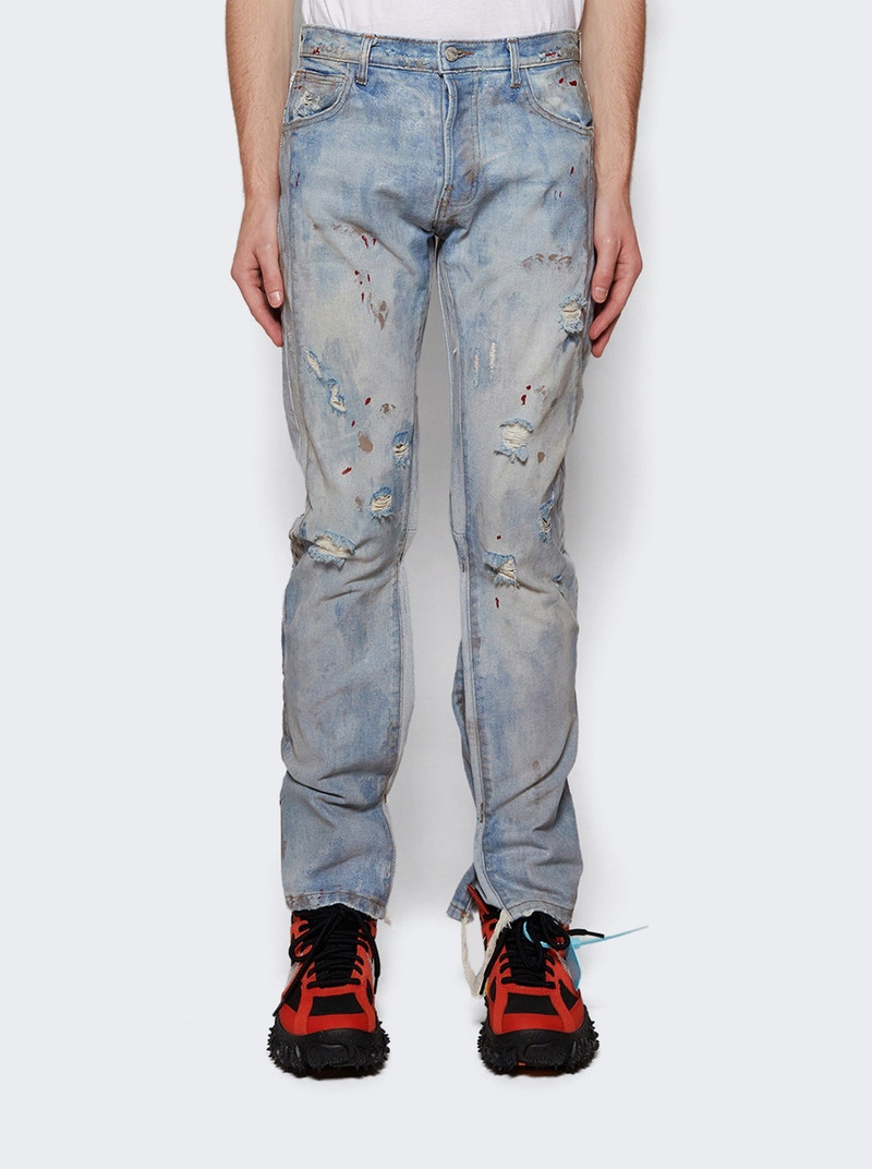 Painted Repented Pant Indigo 3