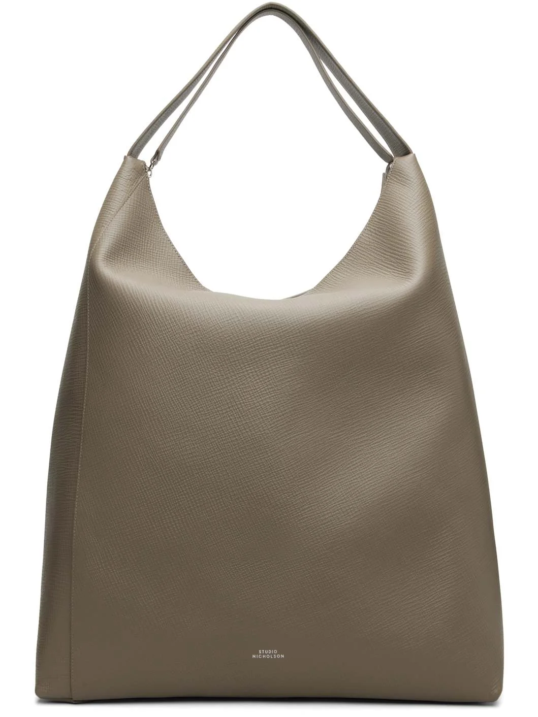 Taupe Type 2 Leather Tote - 1