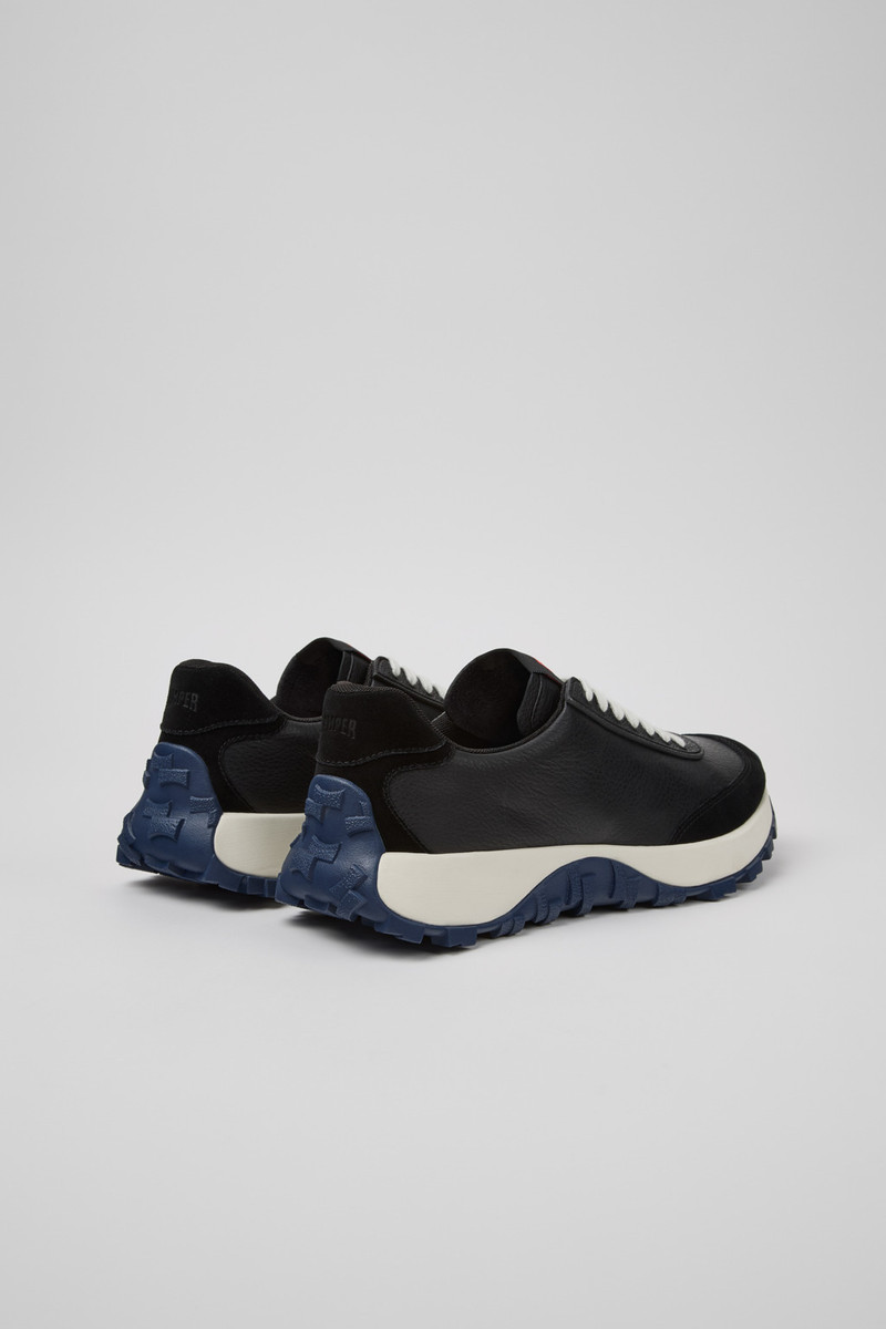 CAMPERLAB Black Leather and Nubuck Sneakers for Men. outlook