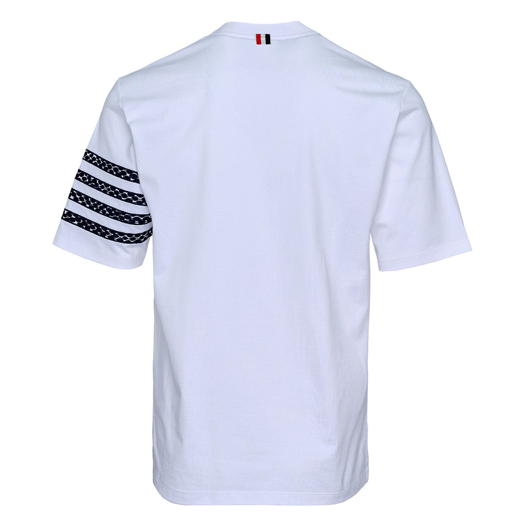 Lunar New Year Tee With Navy 4 Bar Snakes - 2