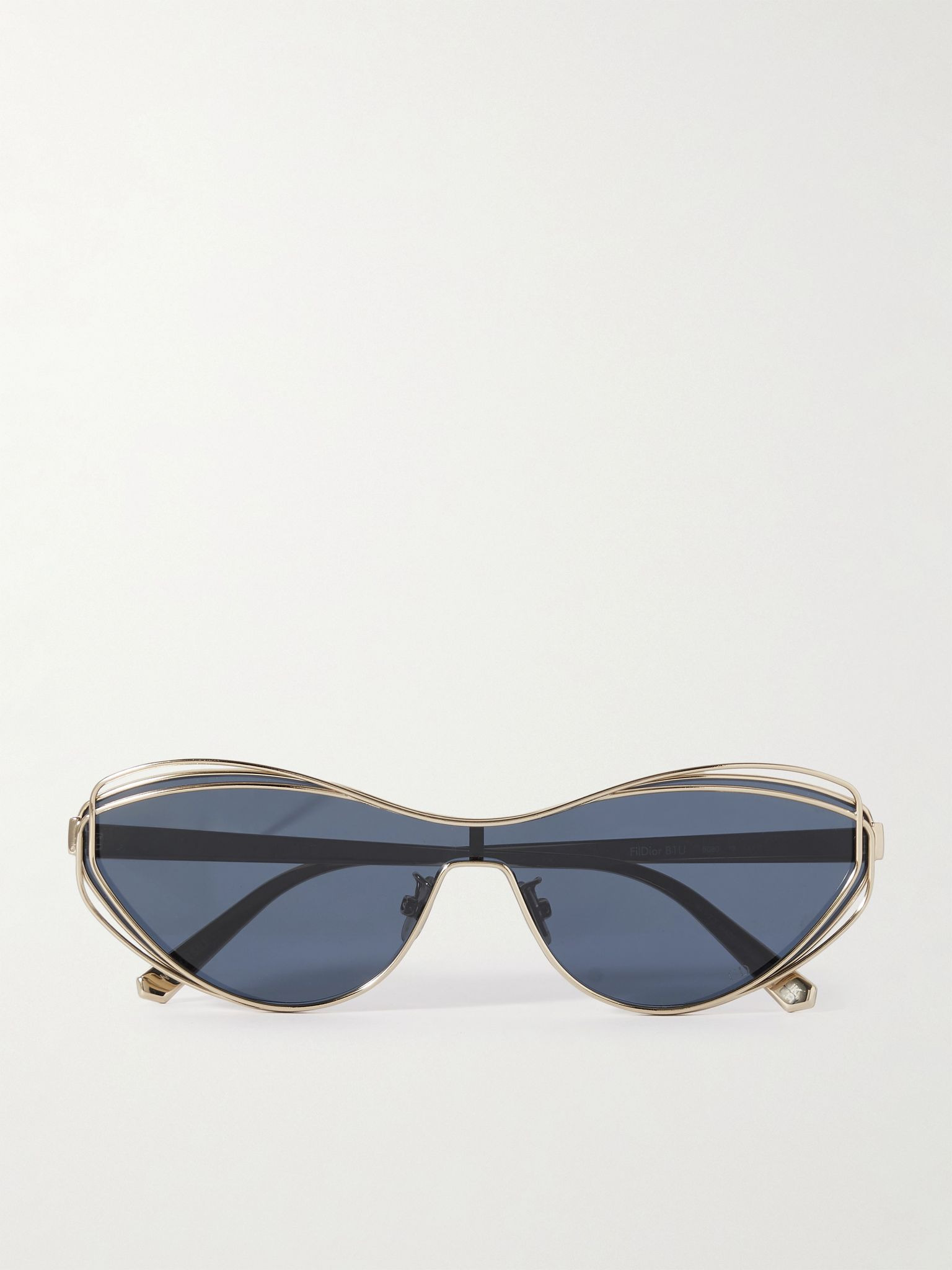 FilDior M1U cat-eye gold-tone sunglasses Gold - 1