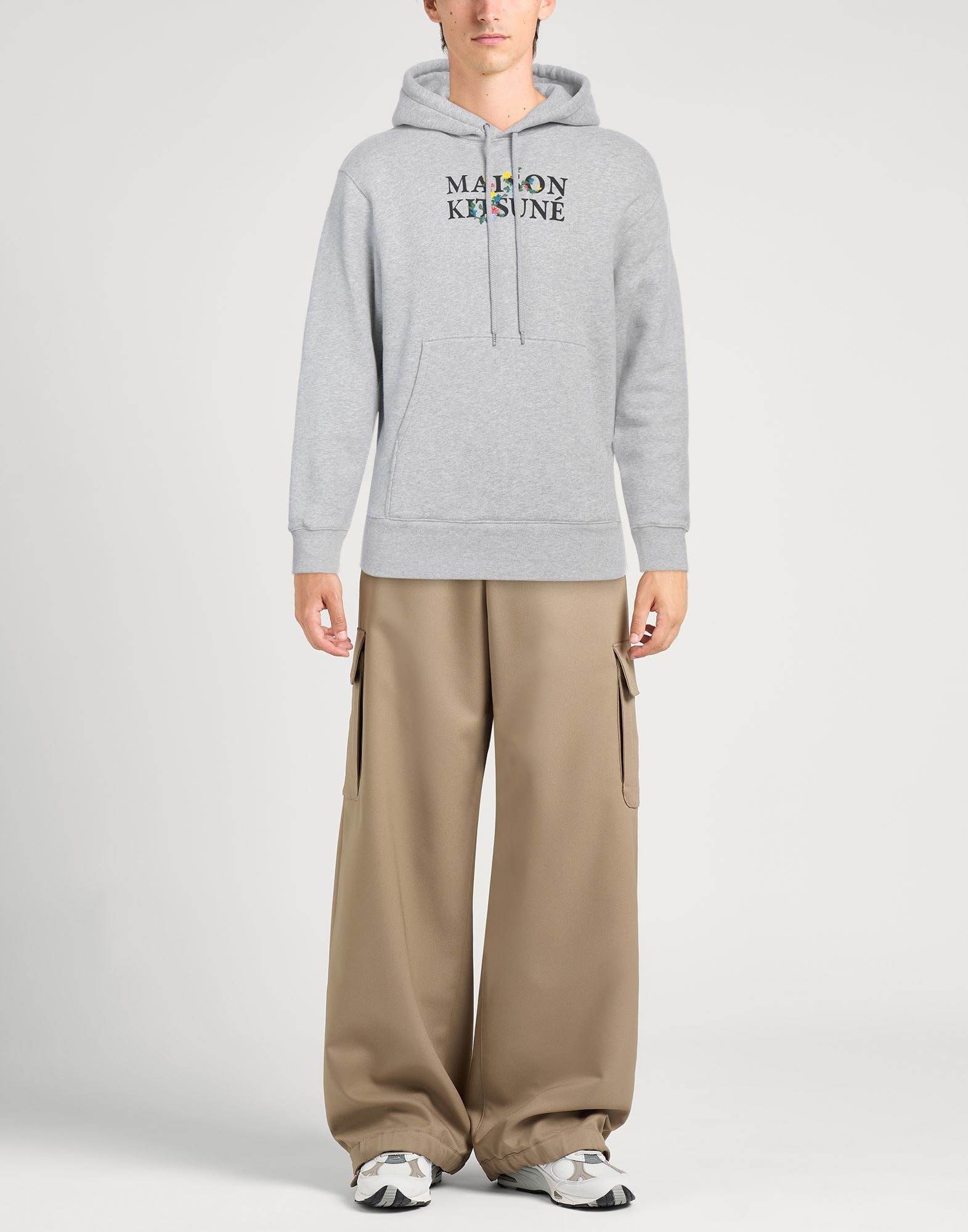 Navy blue Men's Hooded Sweatshirt - 2