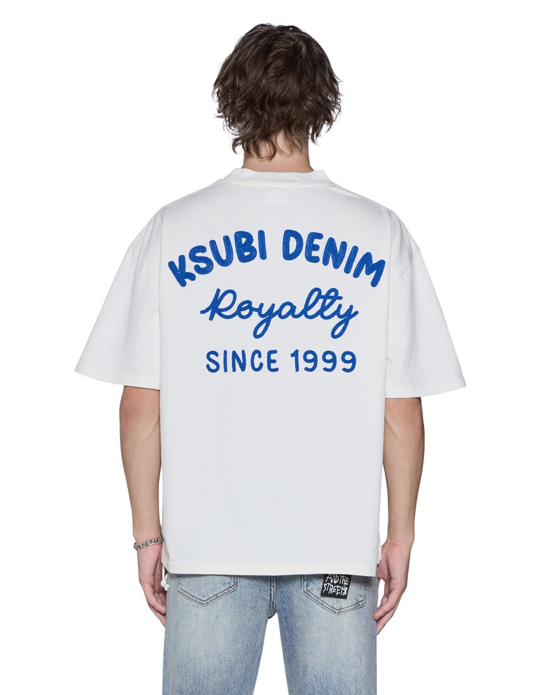 ROYALTY HALEN SS TEE VINTAGE WHITE 1