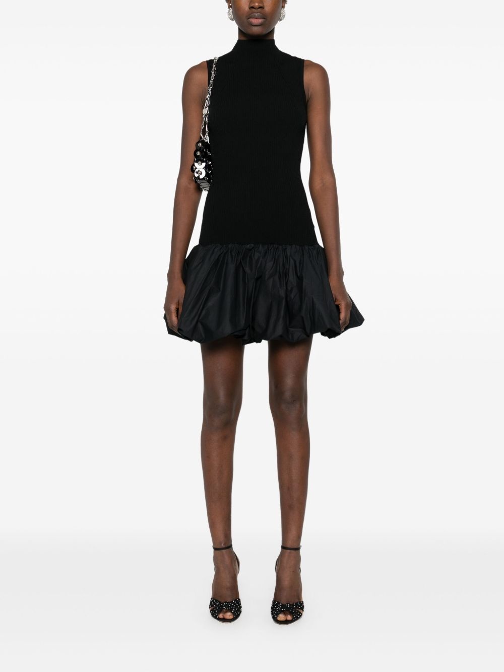 ribbed-knit mini dress - 2