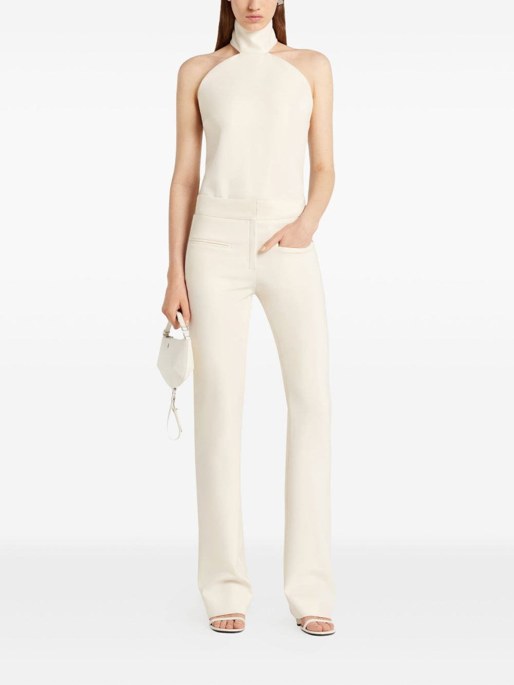 Ellipse high-neck sleeveless top - 2