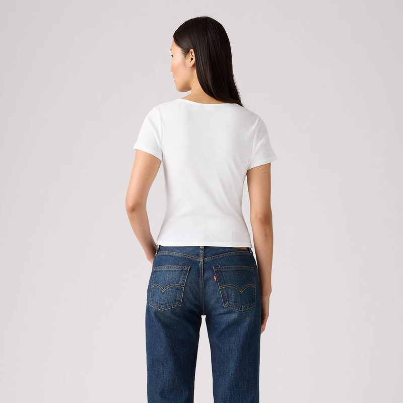 ESSENTIAL SQUARE NECK 티 4