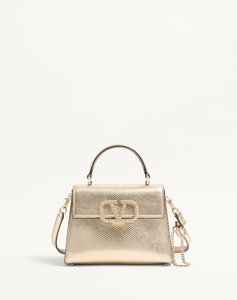SMALL VALENTINO GARAVANI VSLING HANDBAG IN METALLIC KARUNG 1