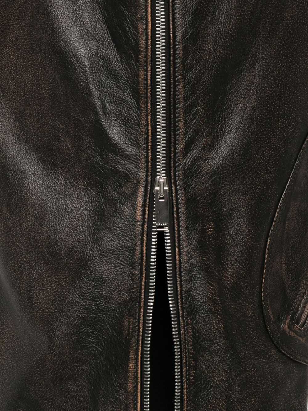 leather pencil skirt - 5