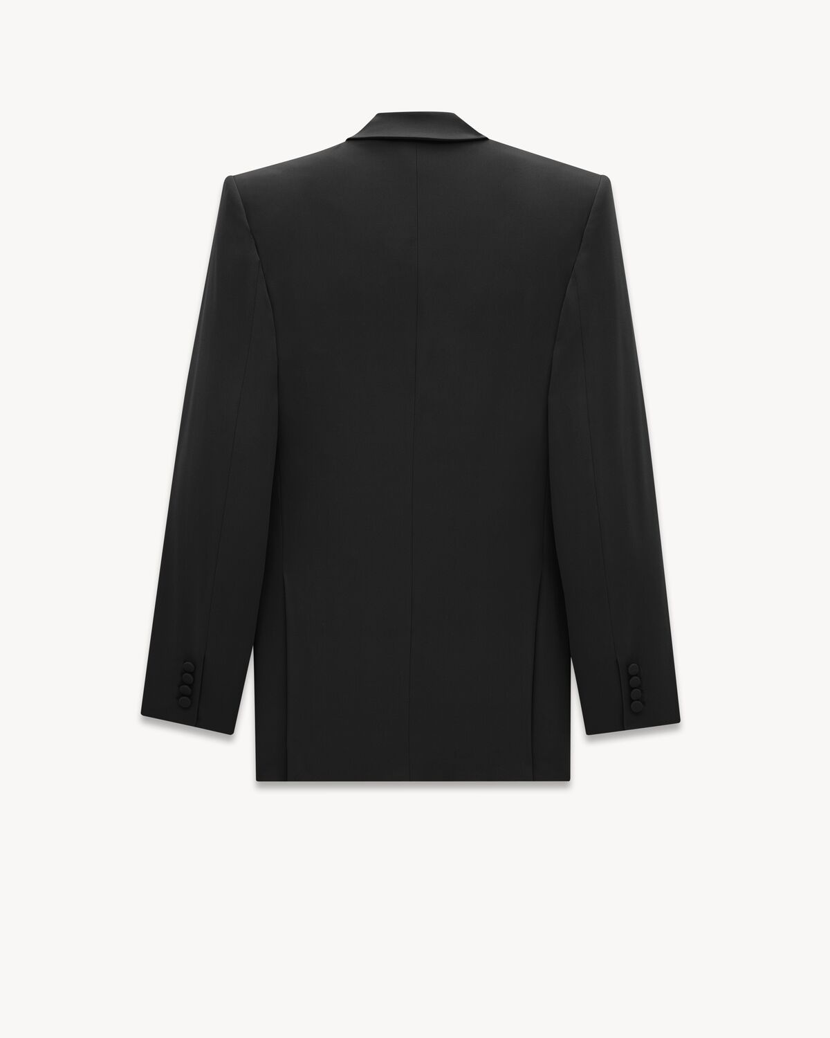 SAINT LAURENT JACKET IN SILK CREPE | ysl | REVERSIBLE