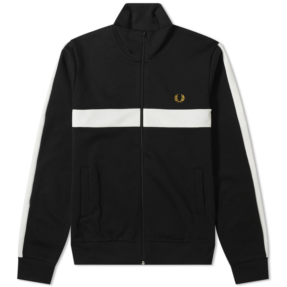 Fred Perry Authentic Contrast Panel Track Jacket - 1