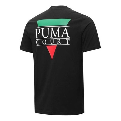 PUMA PUMA Tennis Club Graphic Tee 'Black' 536958-01 outlook