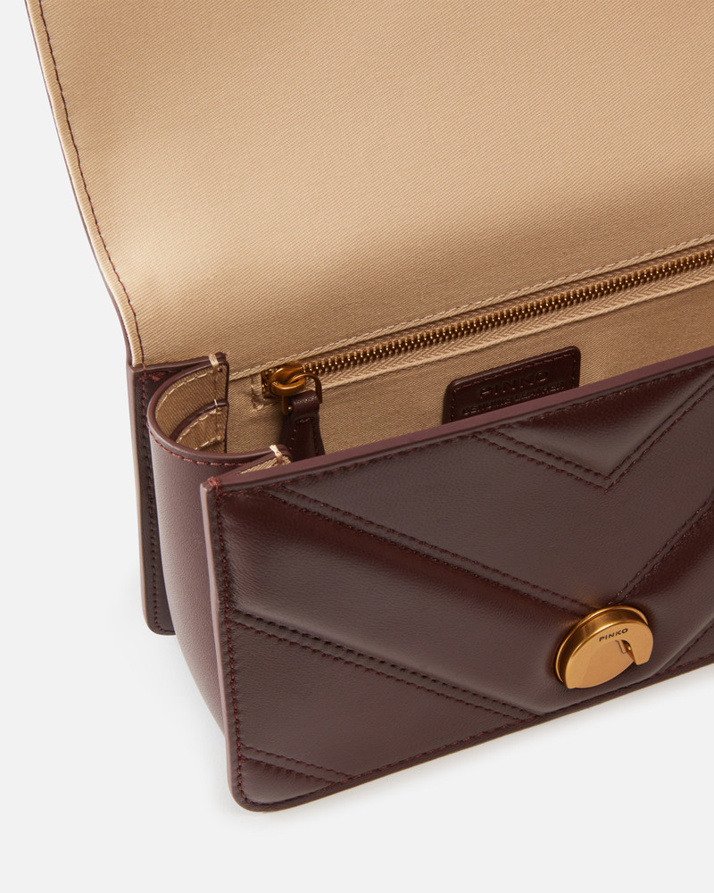 LOVE BAG MINI CHEVRON-QUILTED NAPPA LEATHER CROSSBODY BAG 4