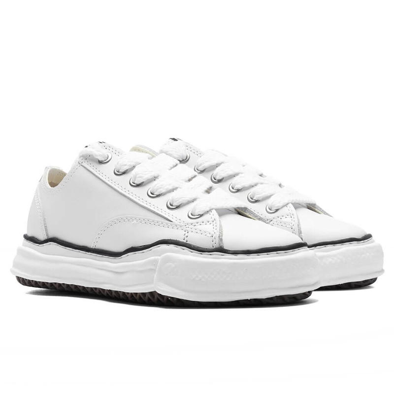 Maison MIHARAYASUHIRO PETERSON LOW OG SOLE LEATHER SNEAKER - WHITE outlook